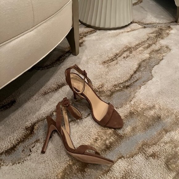 Veronica Beard Darcelle Ankle-Strap Stiletto Heels - Picture 8 of 9